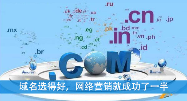 域名選得好，網(wǎng)絡(luò)營銷就成功了一半